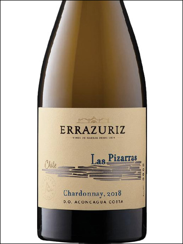 фото Errazuriz Las Pizarras Chardonnay Эррасурис Лас Писаррас Шардоне Чили вино белое