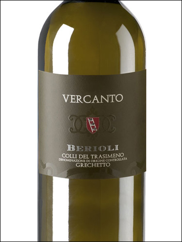 фото Berioli Vercanto Colli del Trasimeno Grechetto DOC Бериоли Верканто Колли дель Тразимено Грекетто Италия вино белое