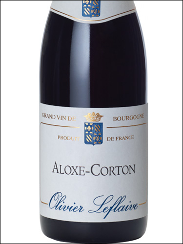 фото Olivier Leflaive Aloxe-Corton AOC Оливье Лефлев Алос-Кортон Франция вино красное